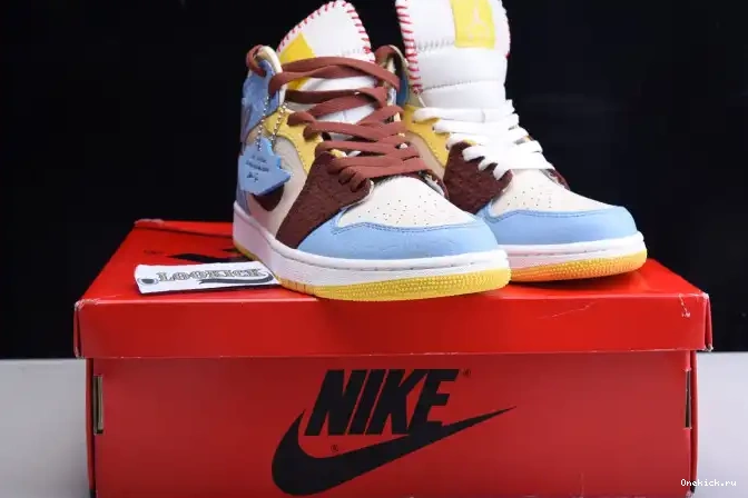 One Kick Jordan Rouge Maison CU2803-200 Fearless Mid SE x Air 1 Chateau 0627